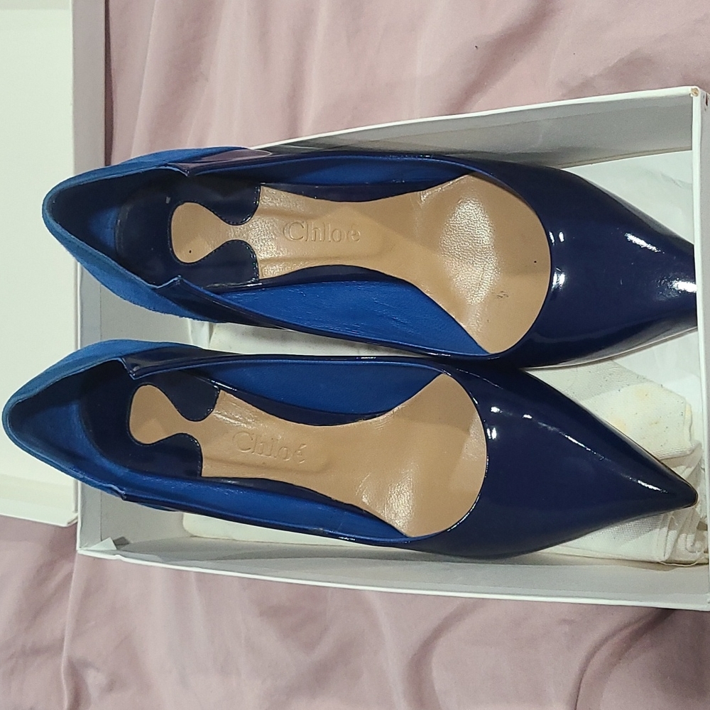 Chloé Patent Leather Pumps